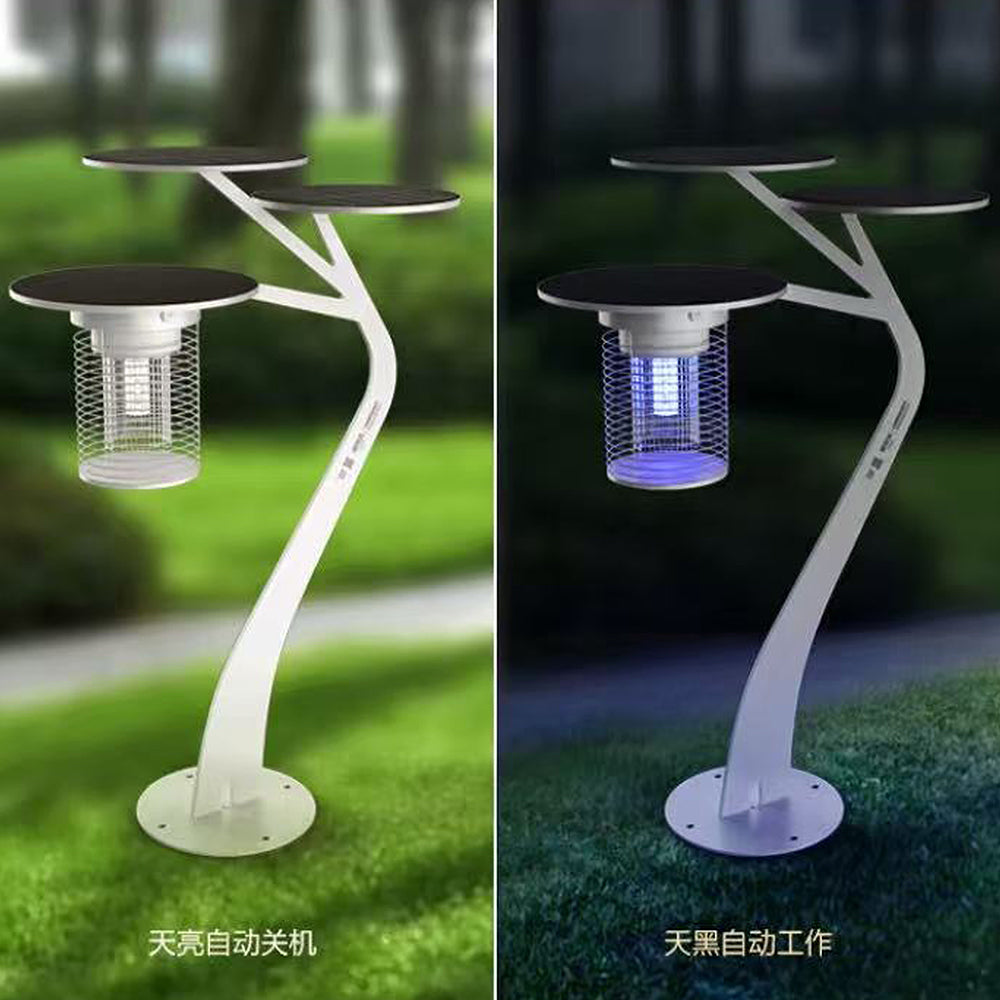Solar-powered mosquito killer lamp